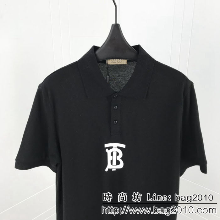 BURBERRY巴寶莉 BBR by TISCI系列 19早春新款 Polo絲光棉男款短袖 ydi1538